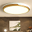 Светодиодный деревянный потолочный светильник LID 62 см  Зеленый фото 3