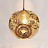 Подвесной светильник Curve Ball 35 см  Золотой фото 2