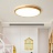 Светодиодный деревянный потолочный светильник LID 62 см  Зеленый фото 6