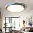 Светодиодный деревянный потолочный светильник LID 62 см  Зеленый фото 4