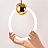 Светильник с кольцевой лампой RING 32 см  Золотой фото 9