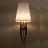 Настенный светильник Ipe cavalli Brunilde Wall Золотой 52 см  Черный фото 6