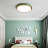Светодиодный деревянный потолочный светильник LID 62 см  Зеленый фото 10
