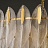 Дизайнерская стеклянная люстра в стиле постмодерн NIBA 12 плафонов  фото 7